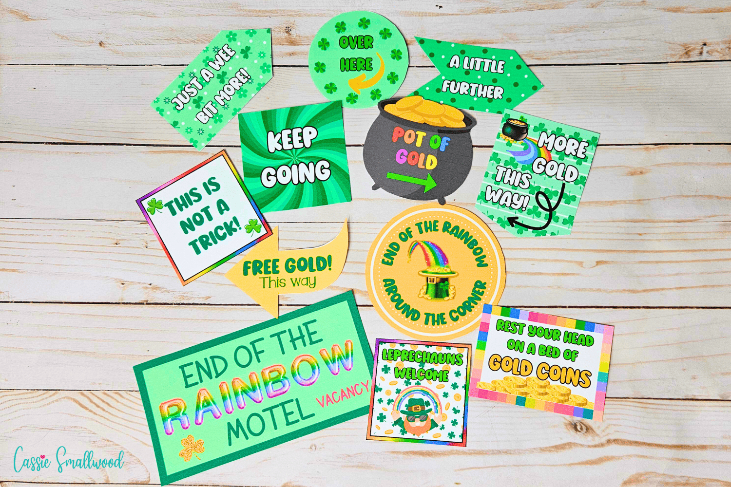 12 Fun Printable Leprechaun Trap Signs (Free!) - Cassie Smallwood intended for Free Leprechaun Trap Printables