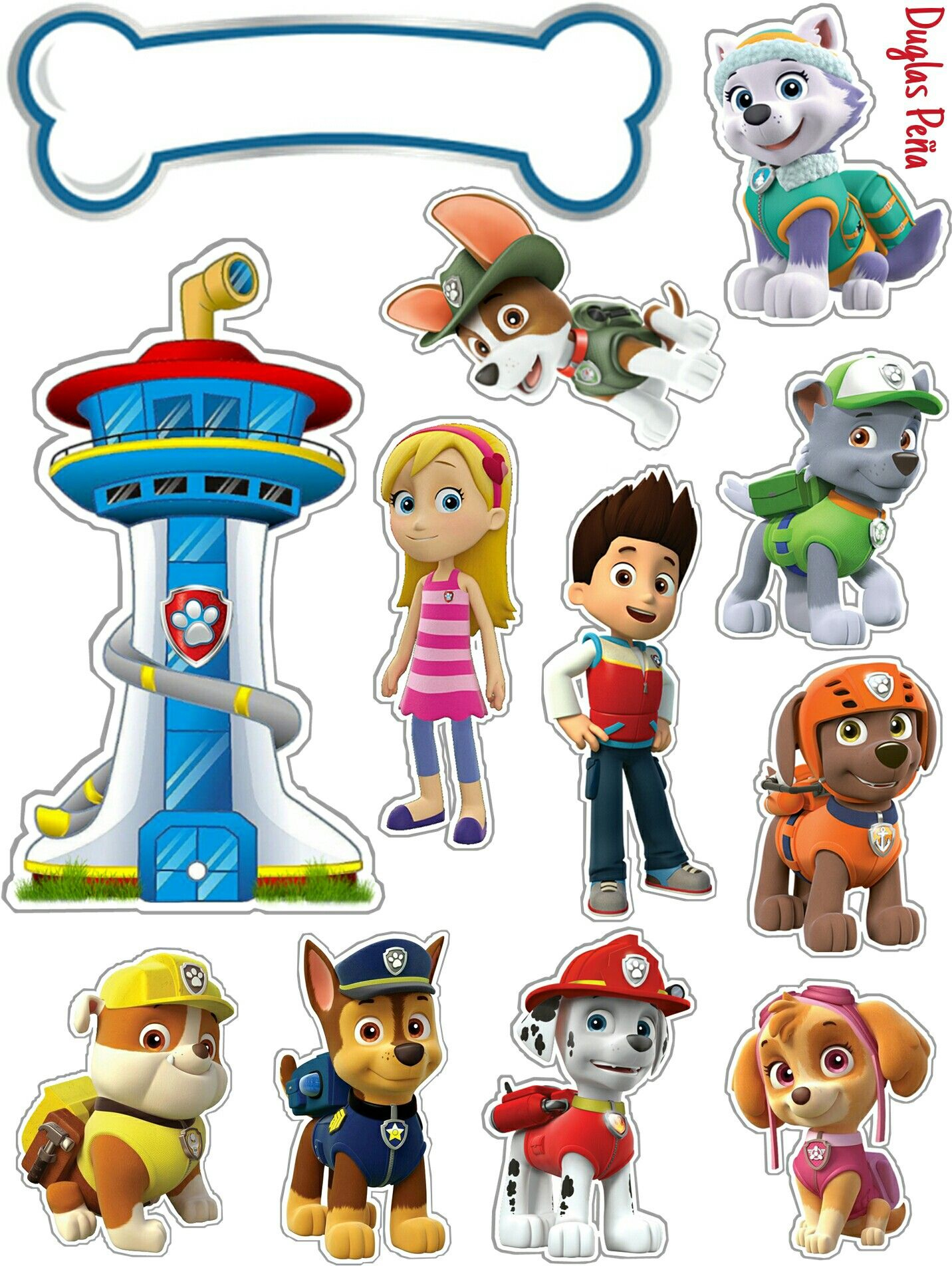 12 Paw Patrol Cake Toppers Ideas | Paw Patrol Cake Toppers, Paw within Printable Cake Topper Paw Patrol