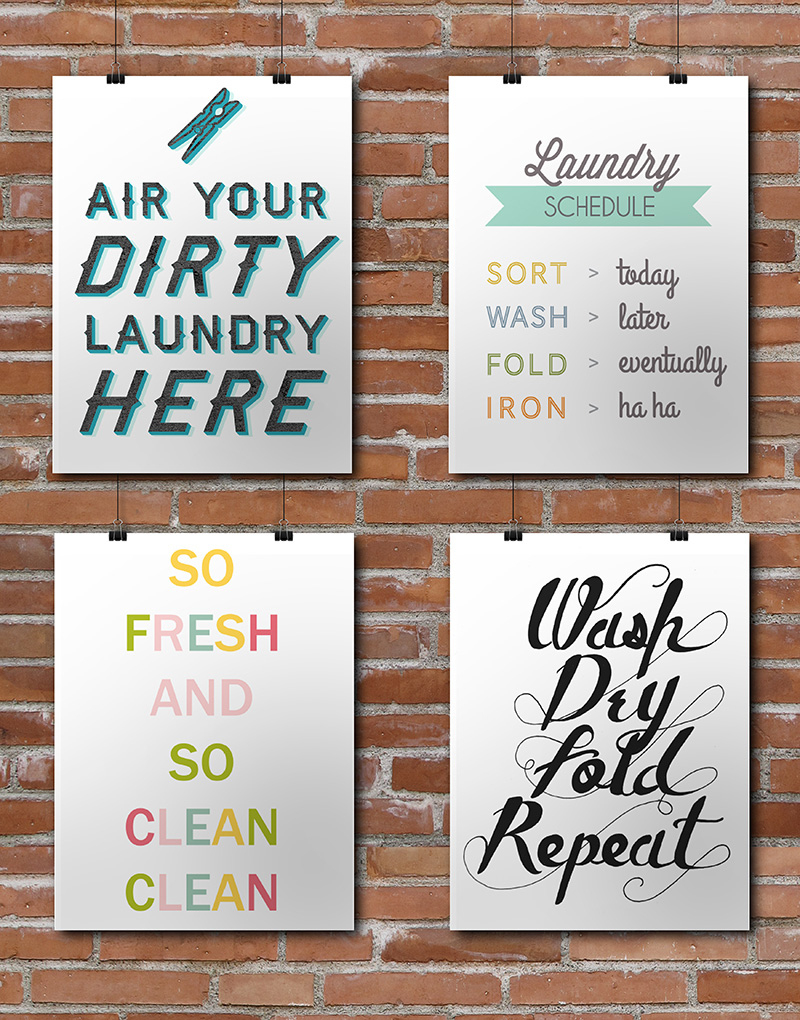 15 Laundry Room Free Printables • Little Gold Pixel within Laundry Room Printables Free