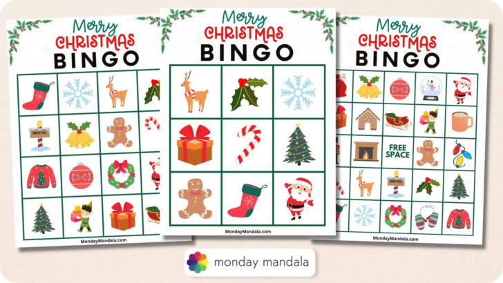 Holiday Bingo Printable Cards