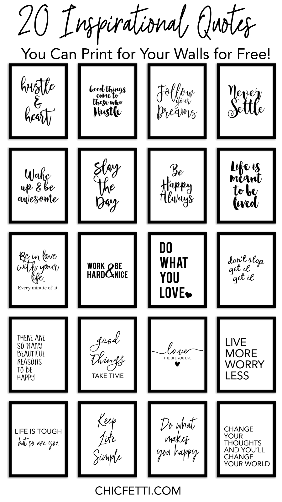 20 Inspirational Quotes You Can Print For Your Walls For Free within Free Love Quote Printables