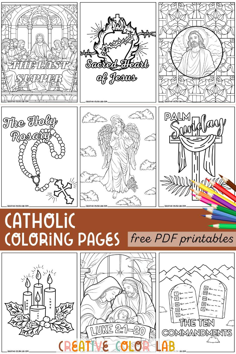 21 Catholic Coloring Page | Free Pdf Printables throughout Free Catholic Printable Worksheets