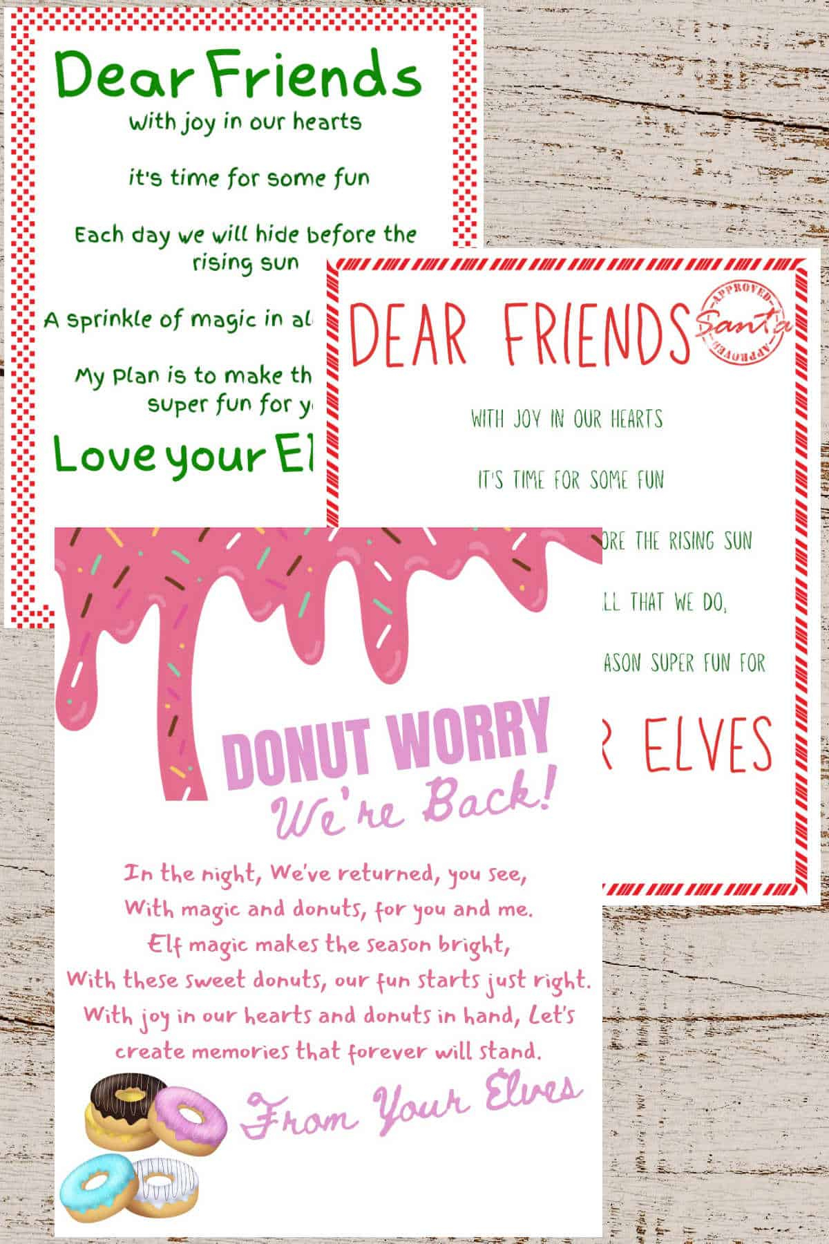 21 Free &amp;quot;We Are Back&amp;quot; Elf On The Shelf Arrival Letters Printables in We&amp;#039;Re Back Elf Letters Free Printable