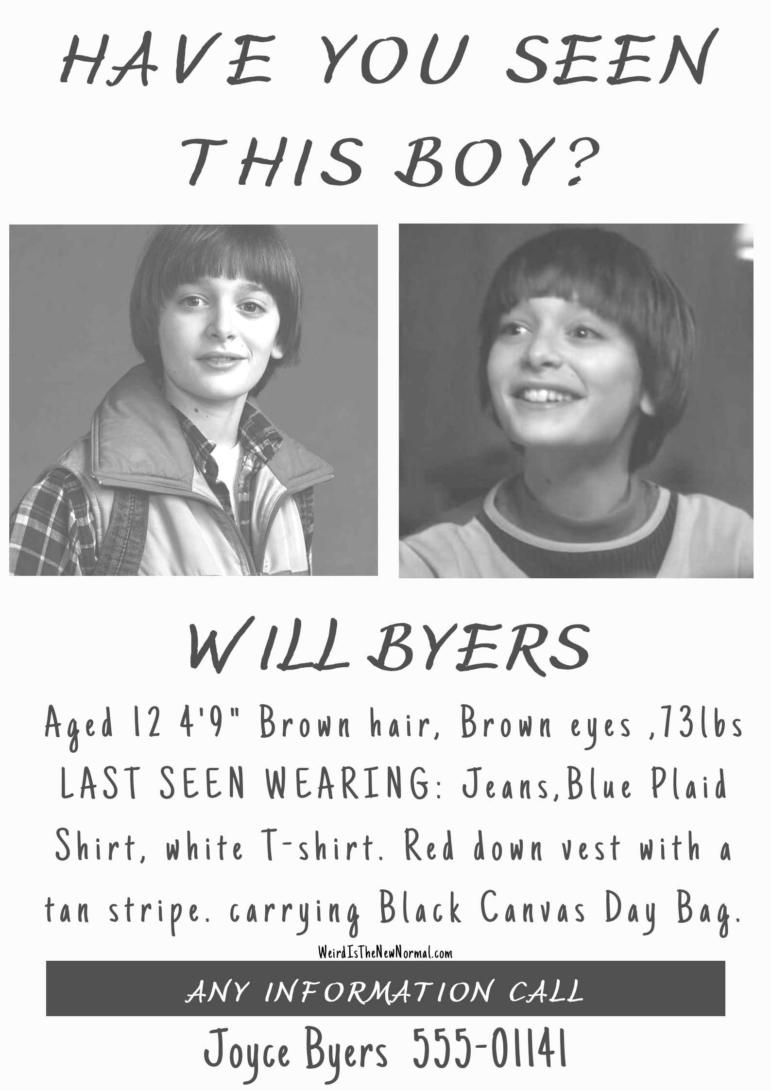 240 Stranger Things Verse Ideas | Stranger Things, Stranger throughout Will Byers Missing Poster Printable Free