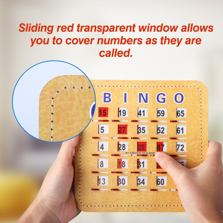 Bingo Card With Sliders