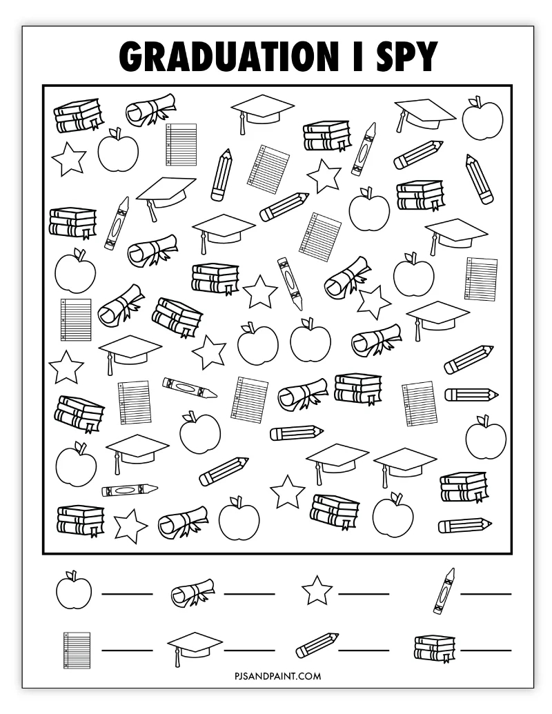 28 Free Printable I Spy Games - Pjs And Paint for Free Printable I Spy Pages