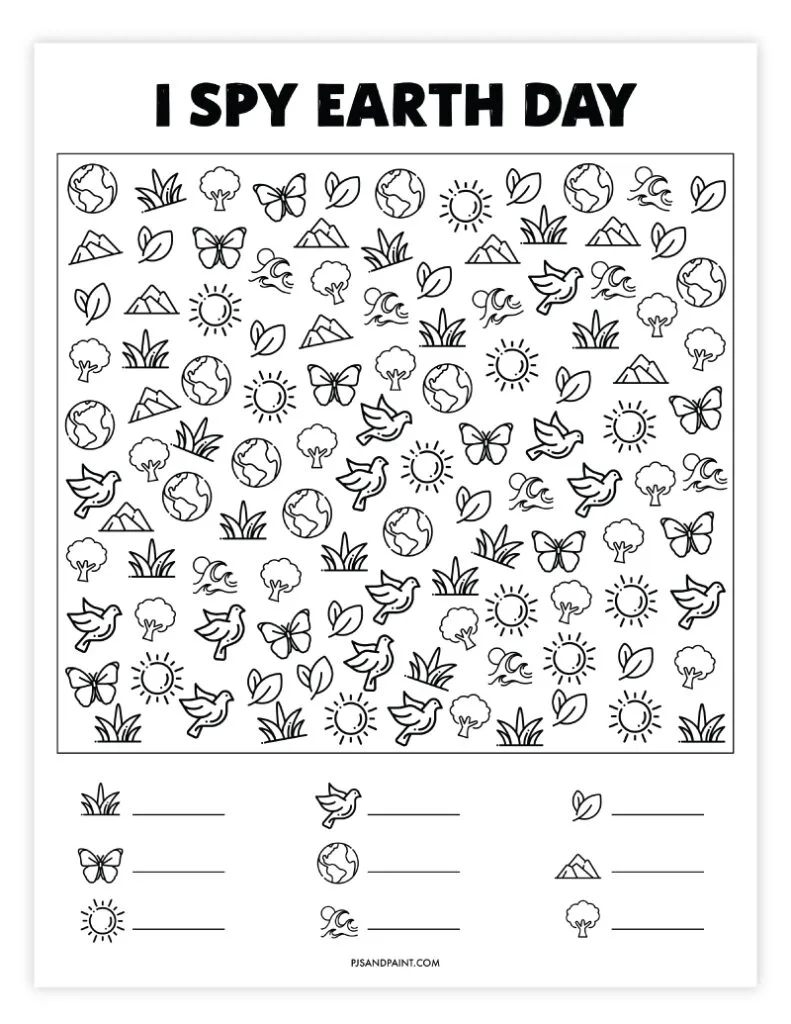 28 Free Printable I Spy Games - Pjs And Paint throughout Free Printable I Spy Pages