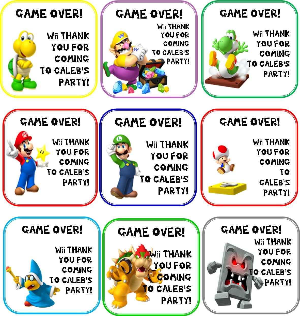280 Best Mario Birthday Printables Ideas | Mario Birthday, Mario for Super Mario Party Printables Free