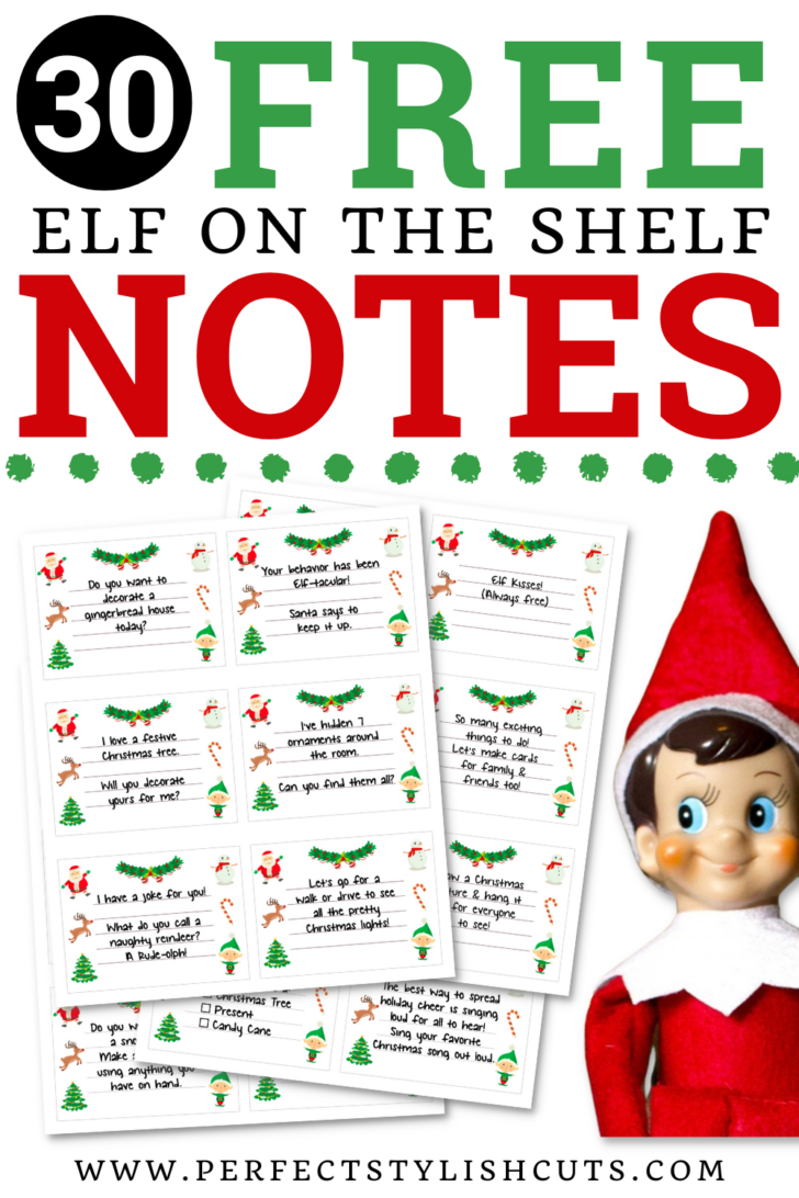 Elf on the Shelf Printables Free