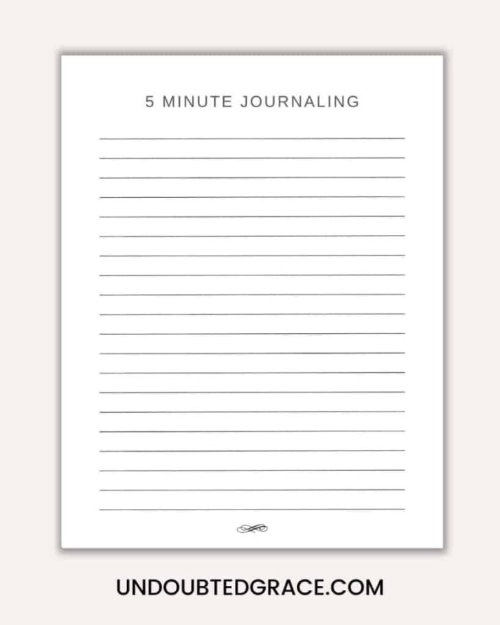 Free Printable Journal Pages For Adults