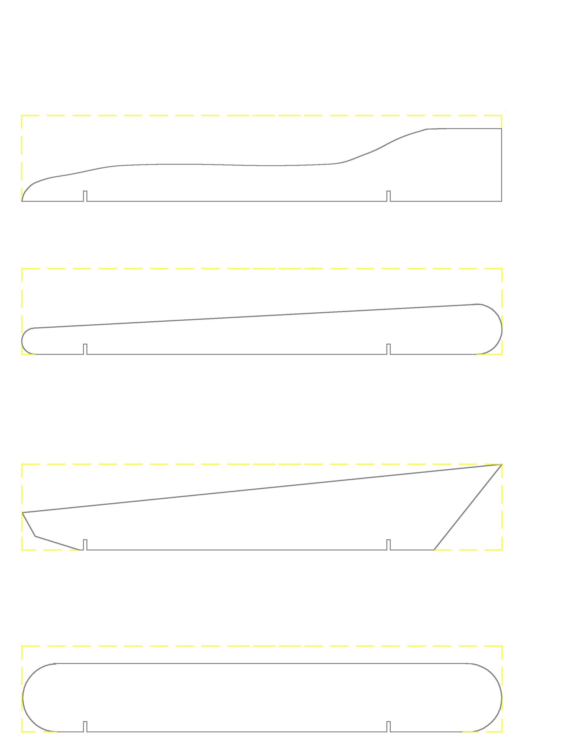 39 Awesome Pinewood Derby Car Designs &amp;amp; Templates ᐅ Templatelab for Free Printable Pinewood Derby Templates