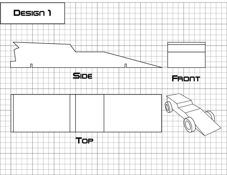 Free Printable Pinewood Derby Templates