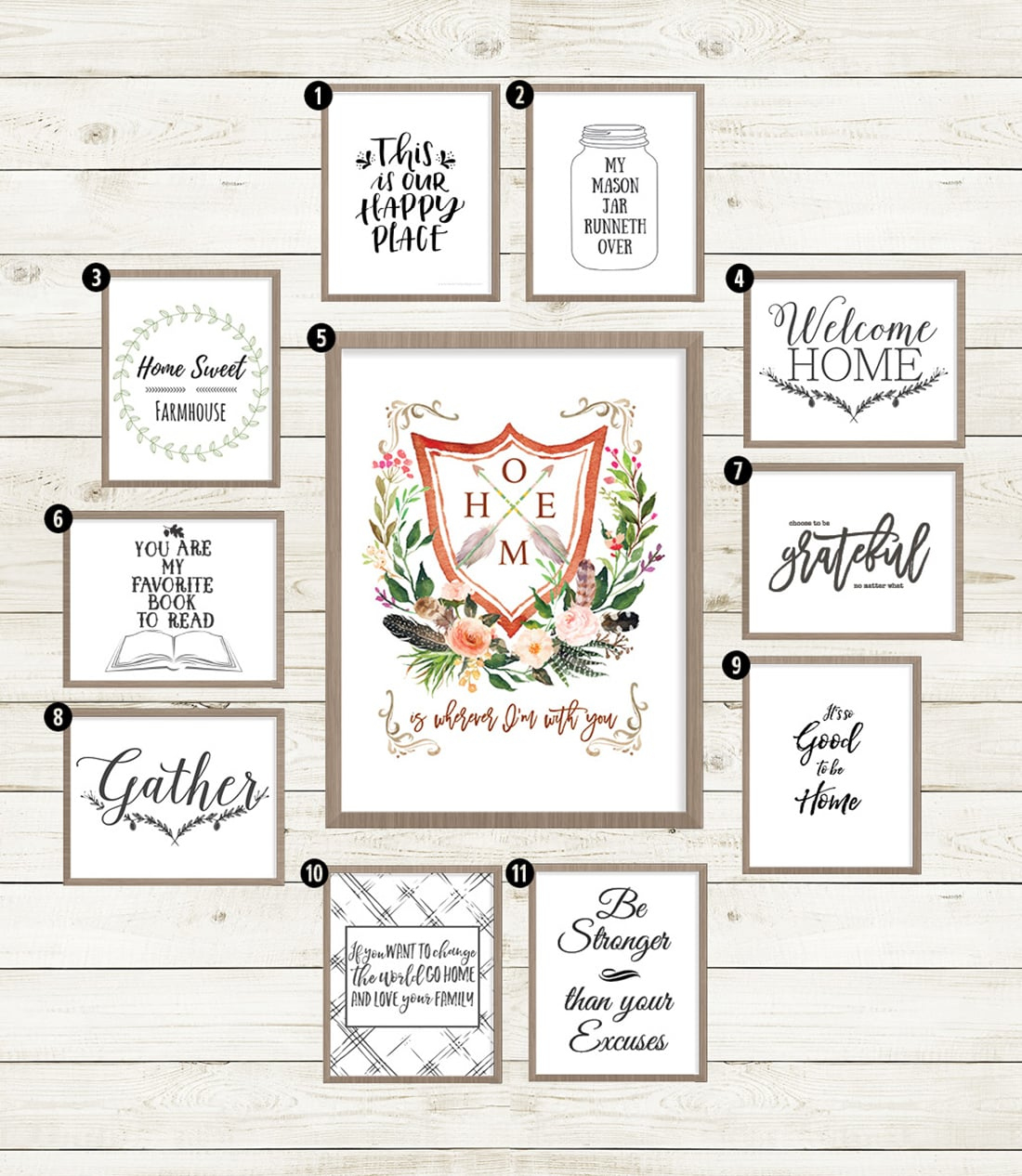 40+ Free Farmhouse Printables For That Fixer Upper Vibe • Little throughout Free Vintage Farmhouse Printables
