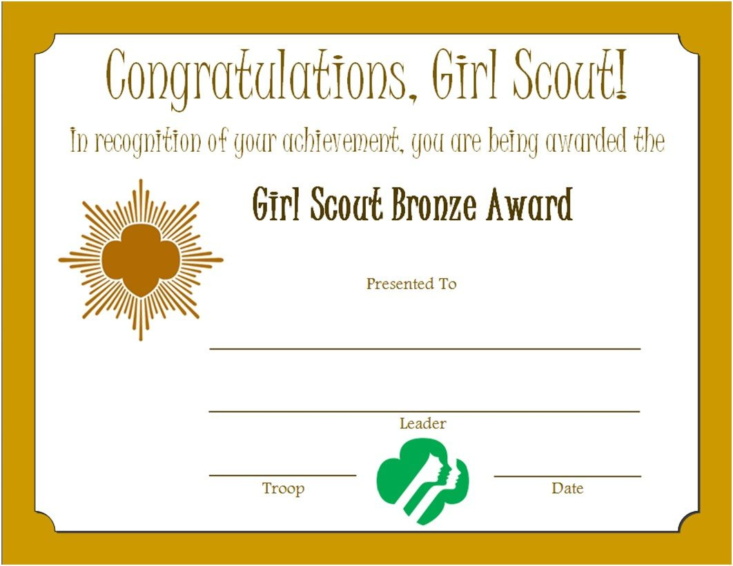 460 Girl Scout Certificates Printable Ideas In 2025 | Scout, Girl regarding Girl Scout Certificates Printable Free