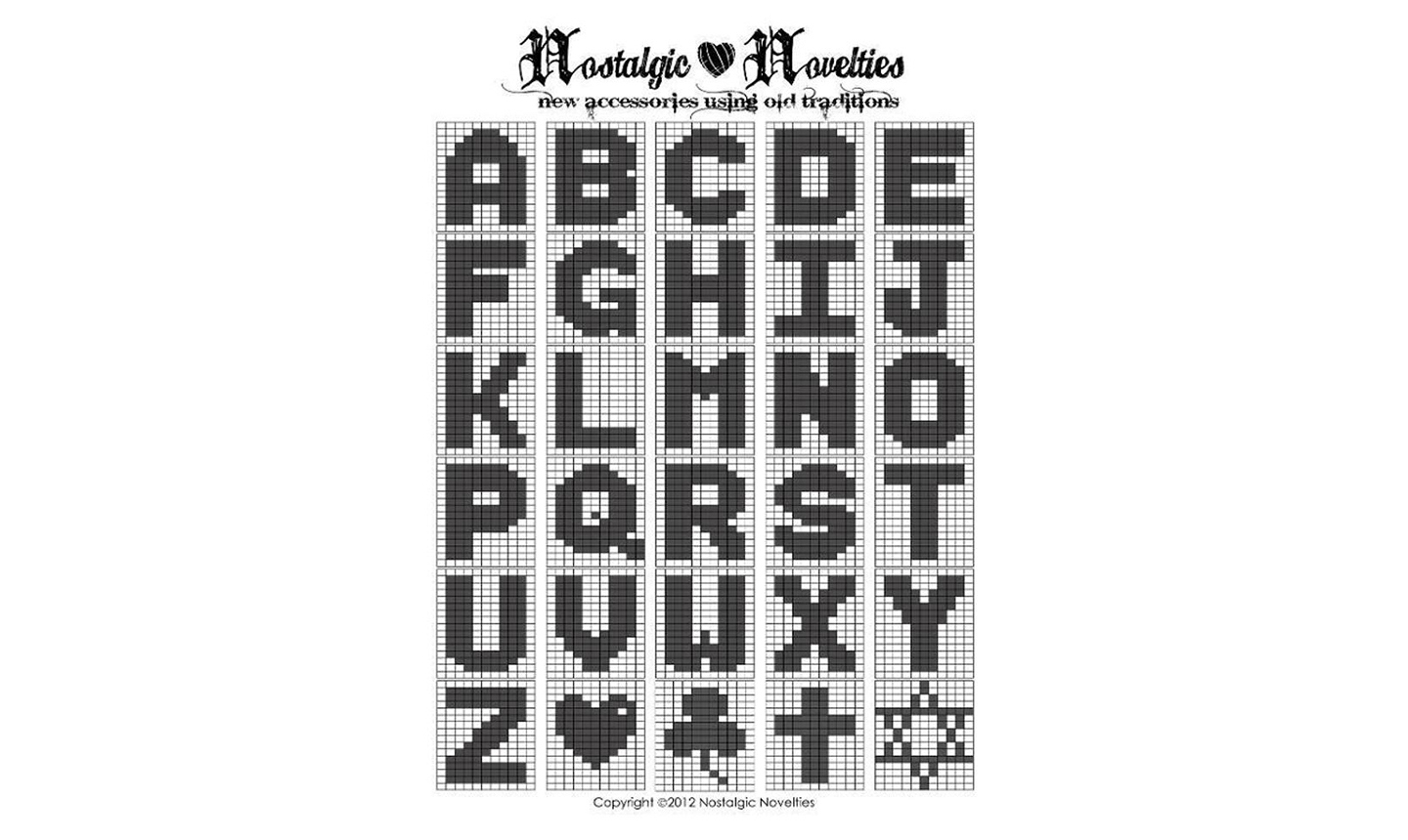 5 Easy Ways To Crochet Letters Onto Blankets | Craftsy pertaining to Filet Crochet Free Printable Crochet Alphabet Patterns