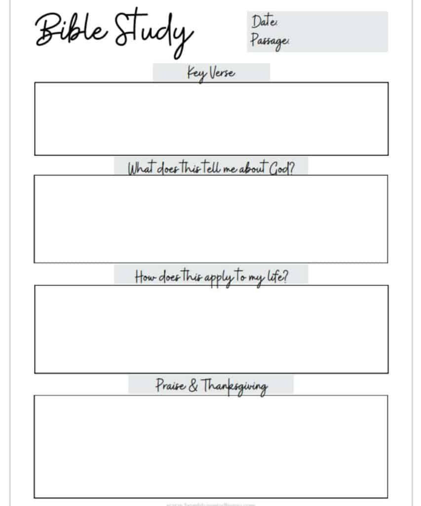 5 Free Printable Bible Study Worksheets For Christian Women! inside Free Printable Women&amp;#039;S Bible Study Worksheets