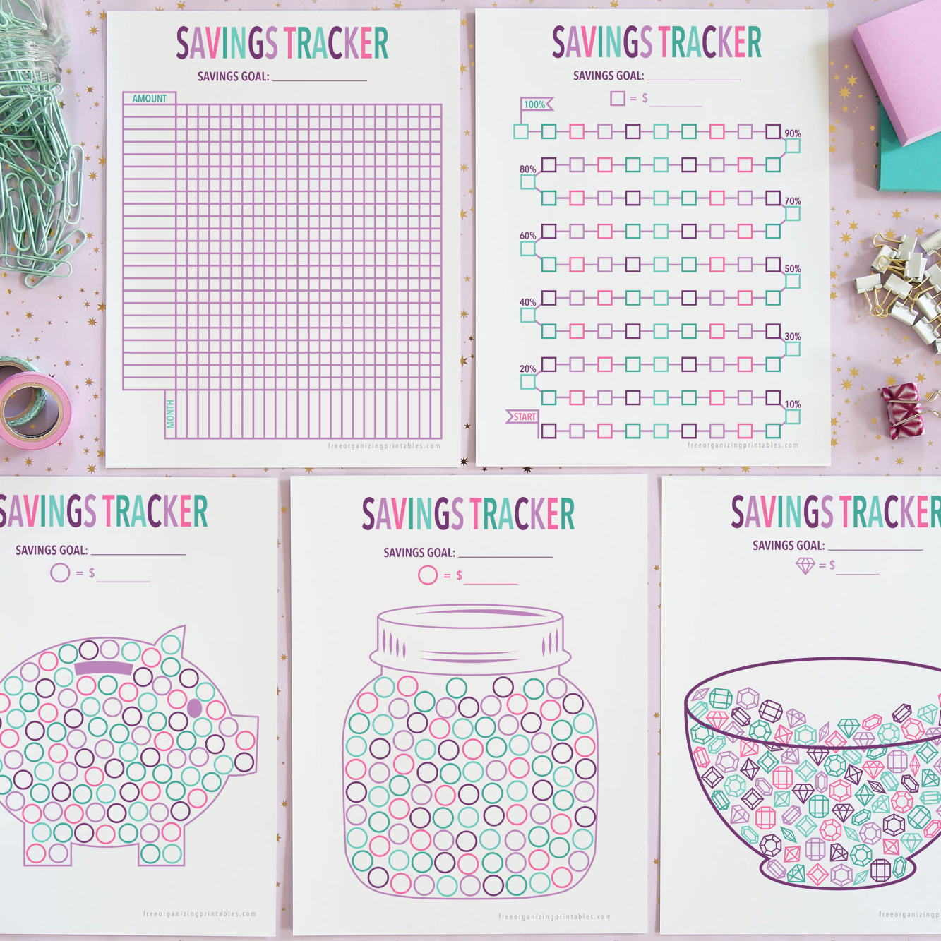 5+ Free Printable Savings Tracker Pages pertaining to Savings Tracker Printable Free