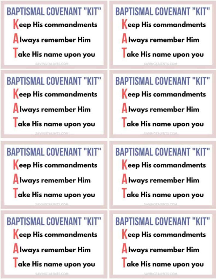 Kit Kat Baptism Free Printable