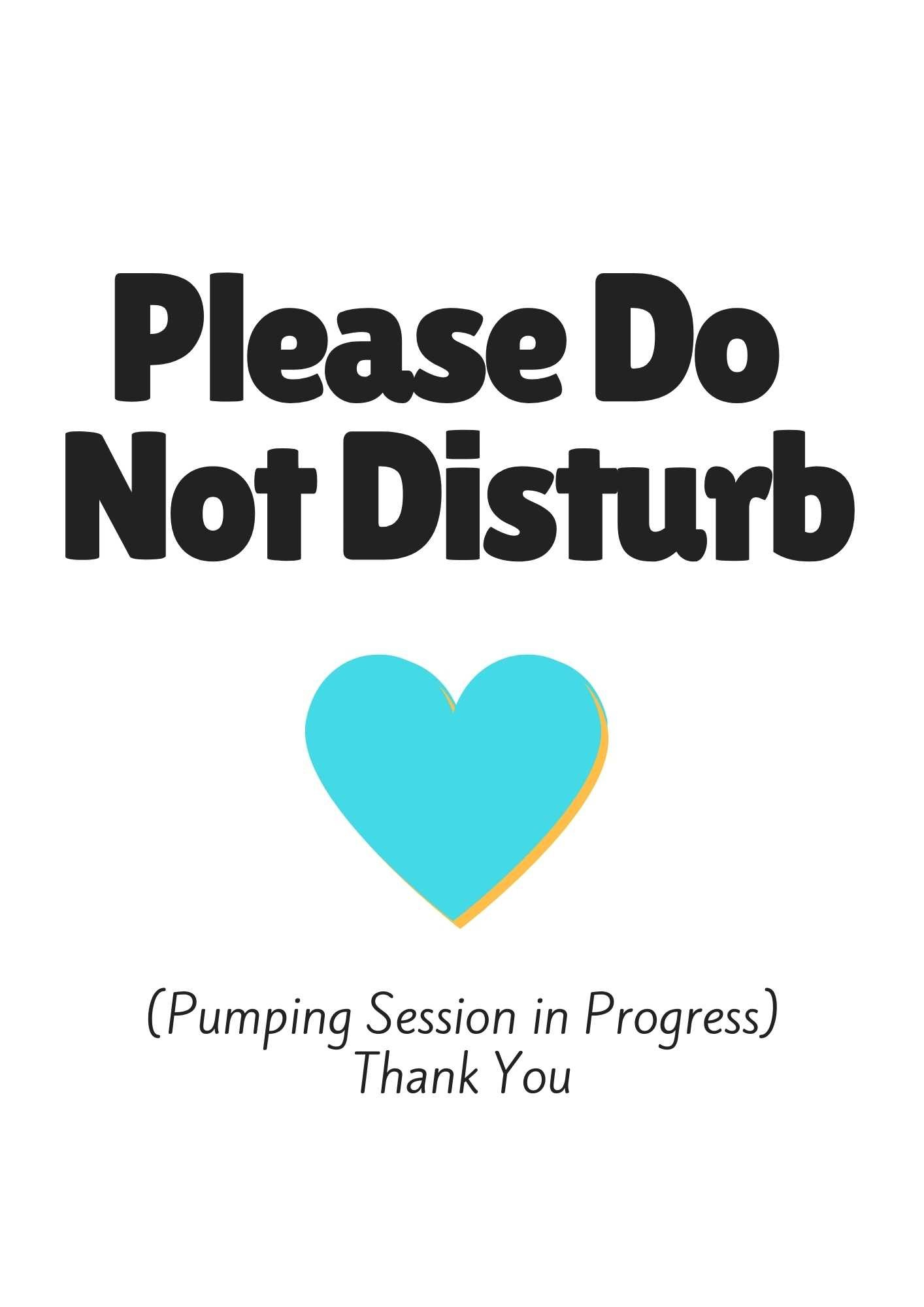 6 Free Pumping In Progress Signs! — Milkology® with regard to Pumping In Progress Sign Printable