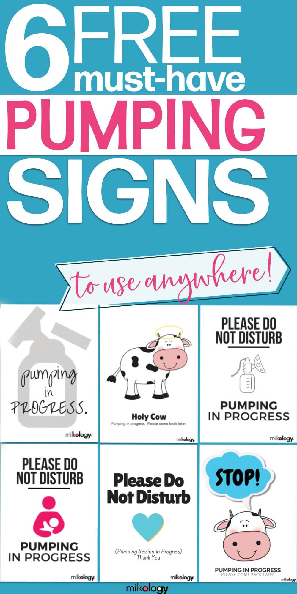 6 Free Pumping In Progress Signs! — Milkology® within Pumping In Progress Sign Printable