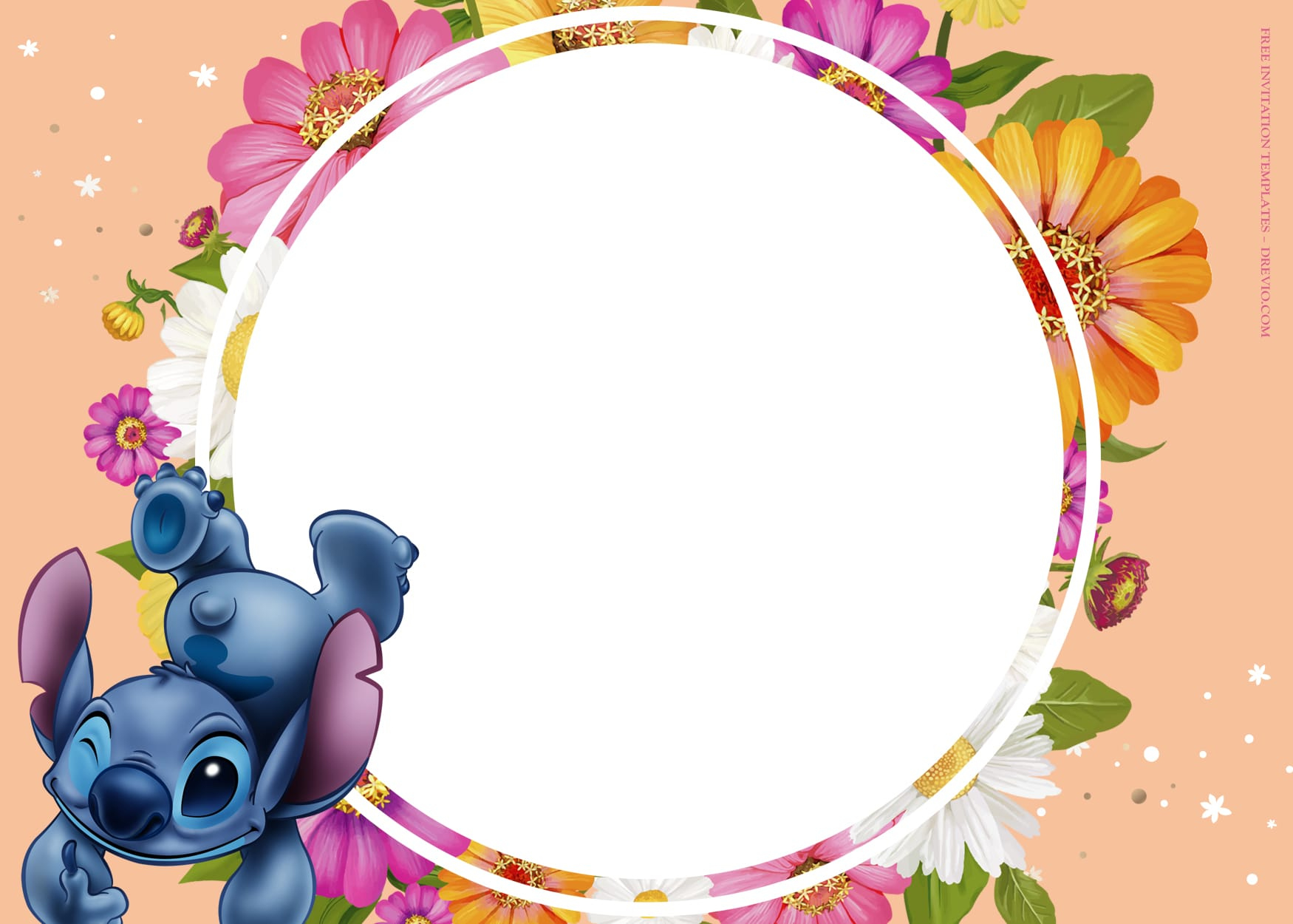 7+ Lilo And Stitch Hula Summer Birthday Invitation Templates intended for Free Printable Stitch Invitation Layout