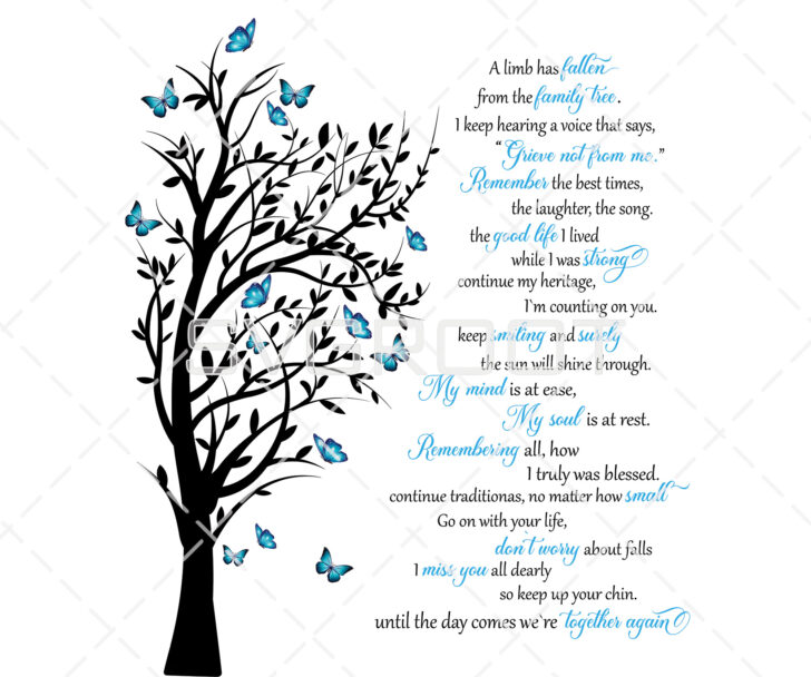 A Fallen Limb Poem Printable