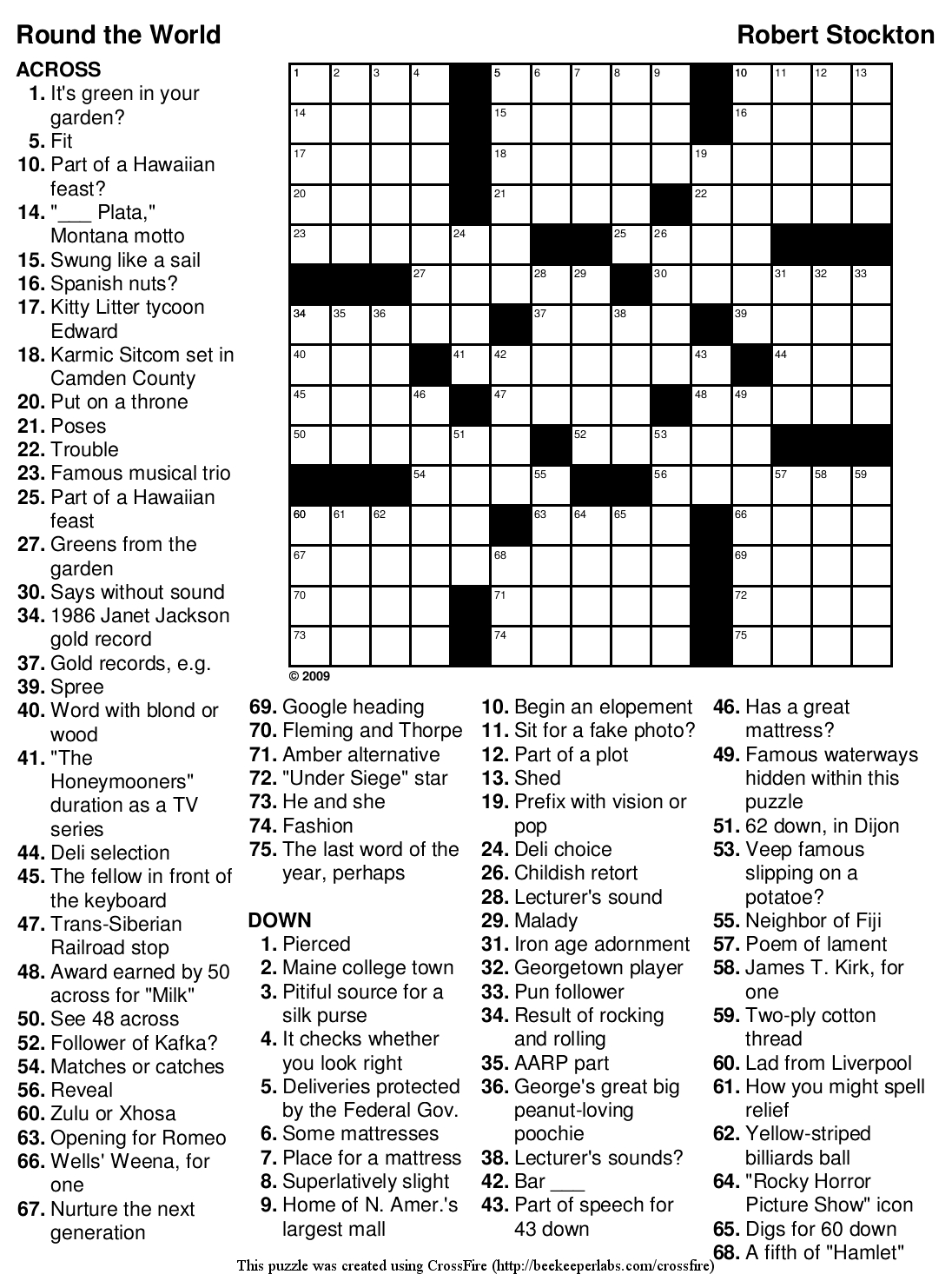Aarp Large Print Crossword Puzzles: Publications International Ltd pertaining to Giant Crosswords Printable