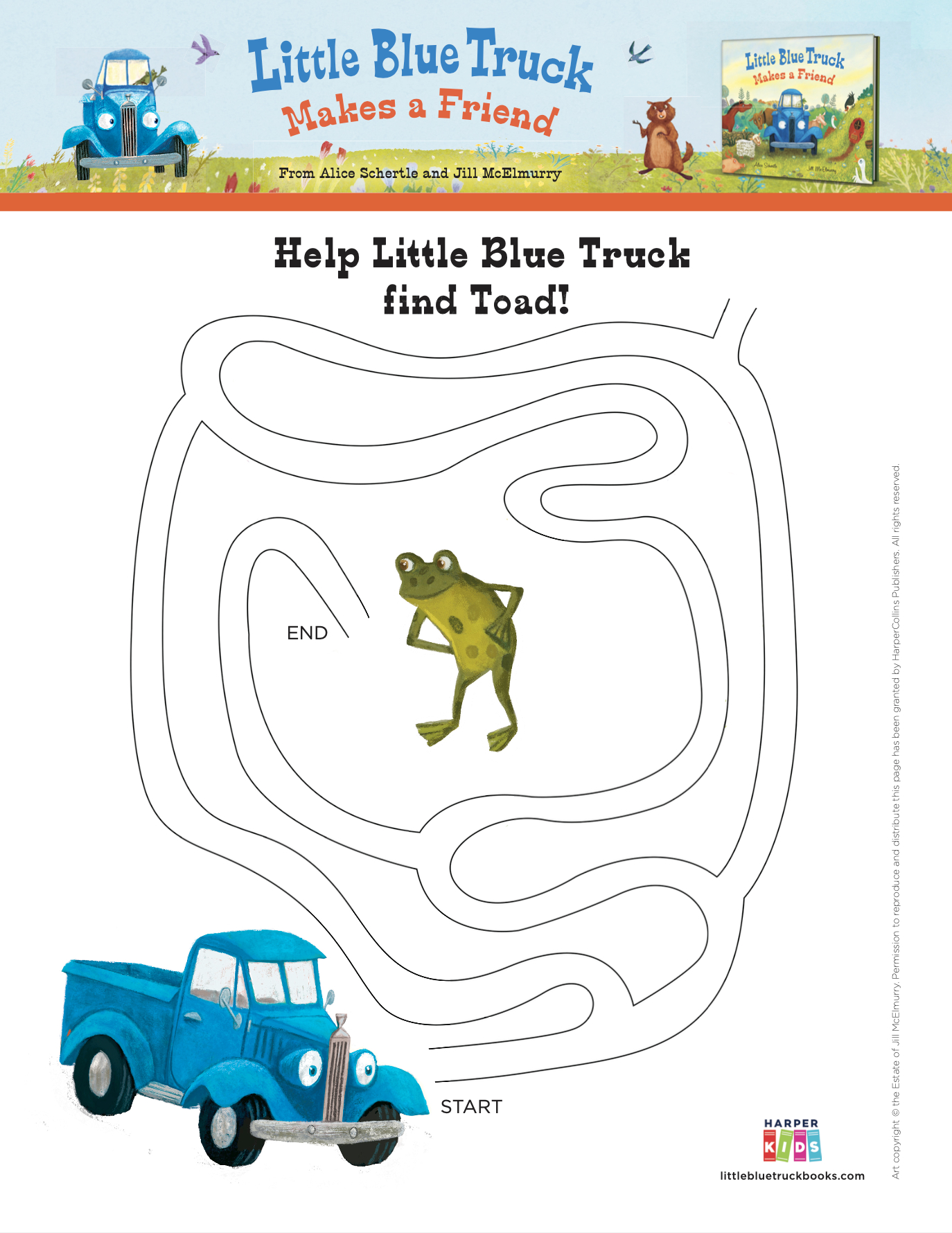 Activities - Fun Printables For Kids - Little Blue Truck for Printable Little Blue Truck