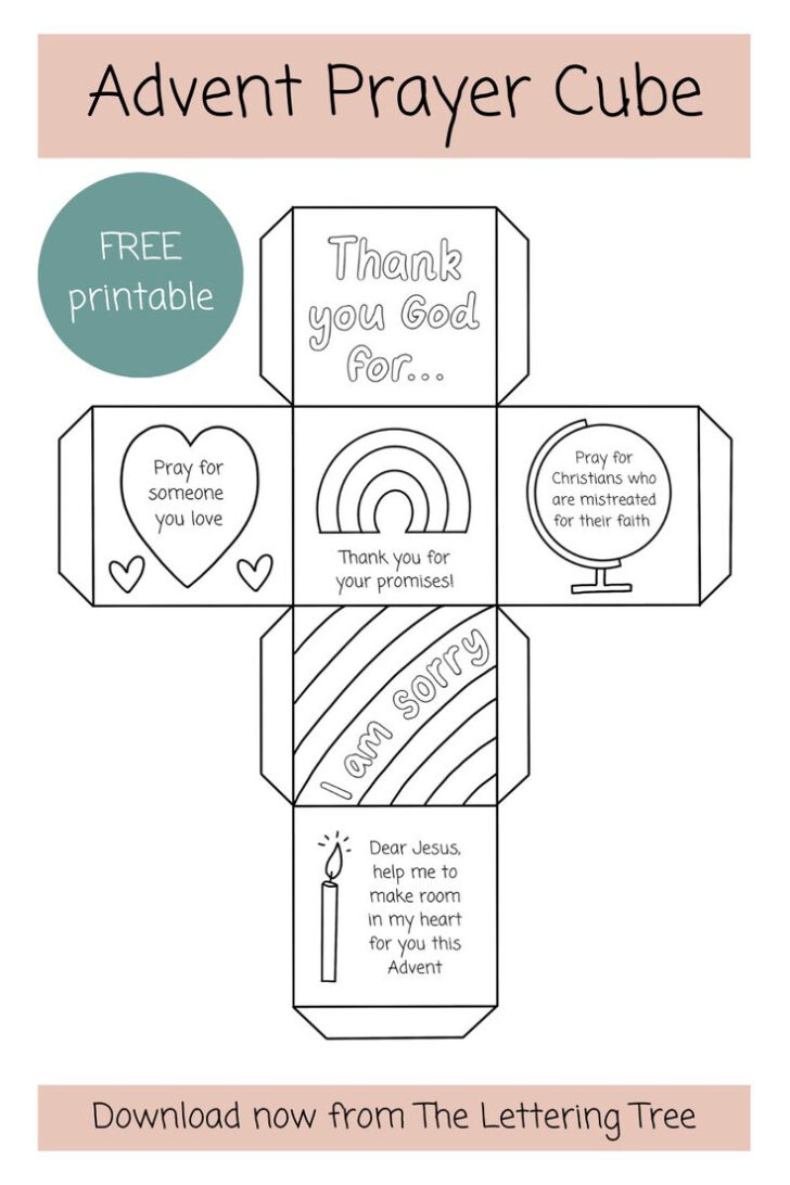 Prayer Cube Printable Free