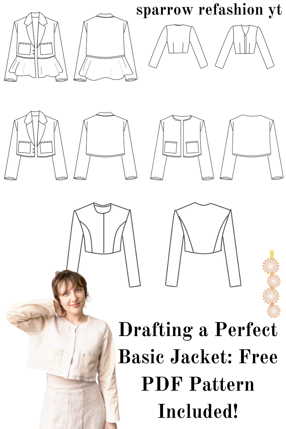 Anielskaaniela: A Blog For Sewing Lovers And Diy Enthusiasts pertaining to Printable Simple Jacket Pattern Free