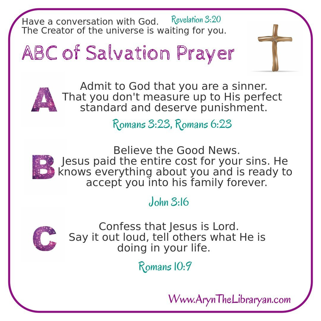 Are There Really 3 Steps To Salvation? Faith 101 within Free Printable Abc Of Salvation Printable