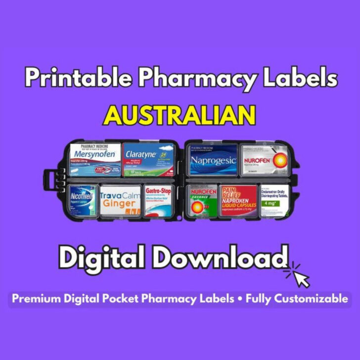 Pocket Pharmacy Labels Free Printable