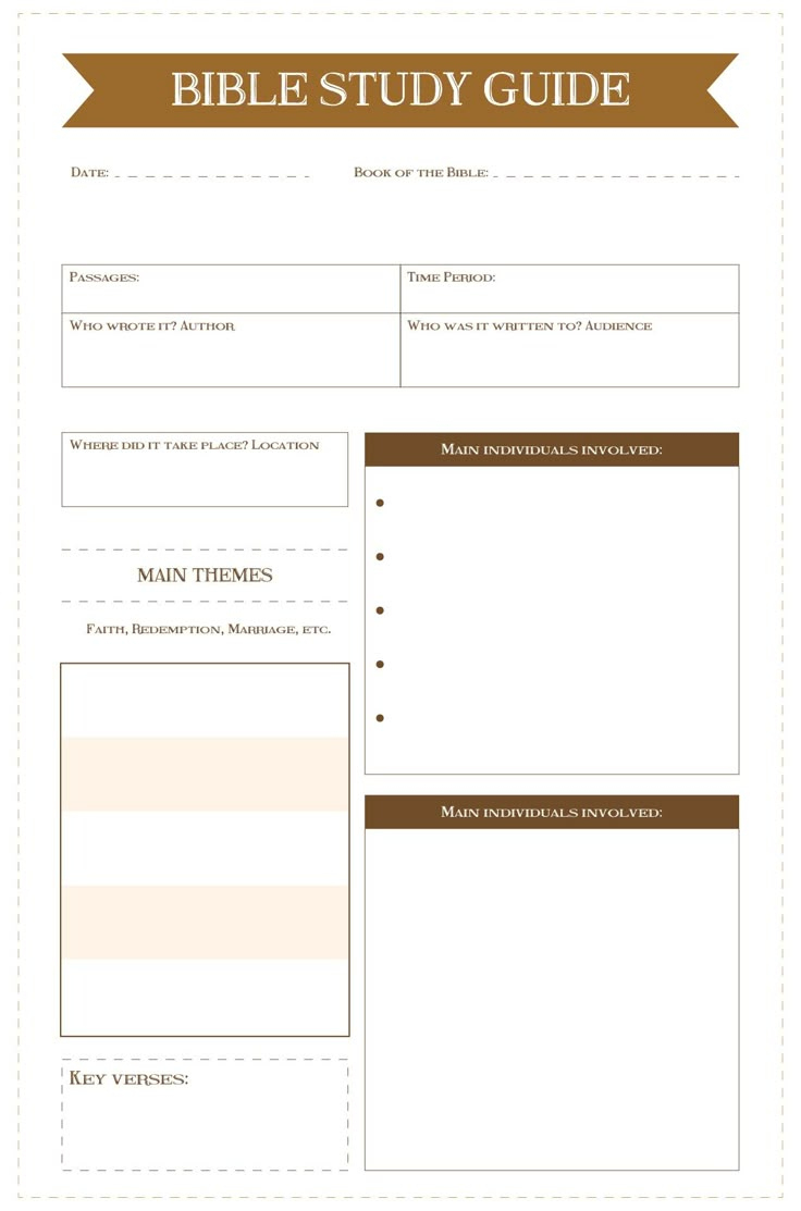 Bible Study Notes - 10 Free Pdf Printables | Printablee inside Free Printable Bible Study Guide