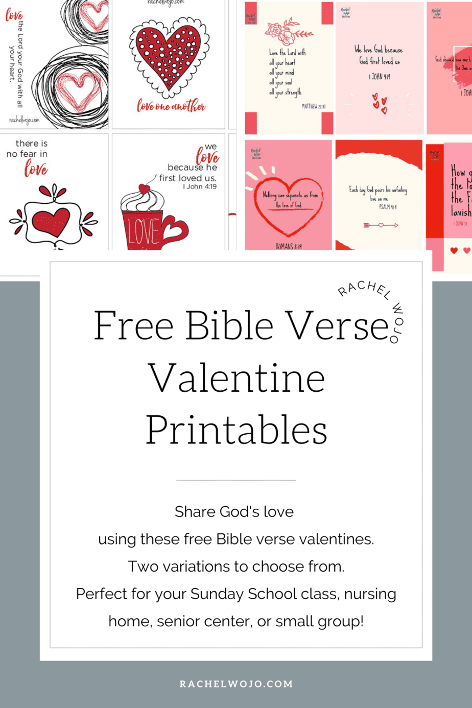 Bible Verse Valentine Printable - Rachel Wojo within Free Printable Christian Valentines