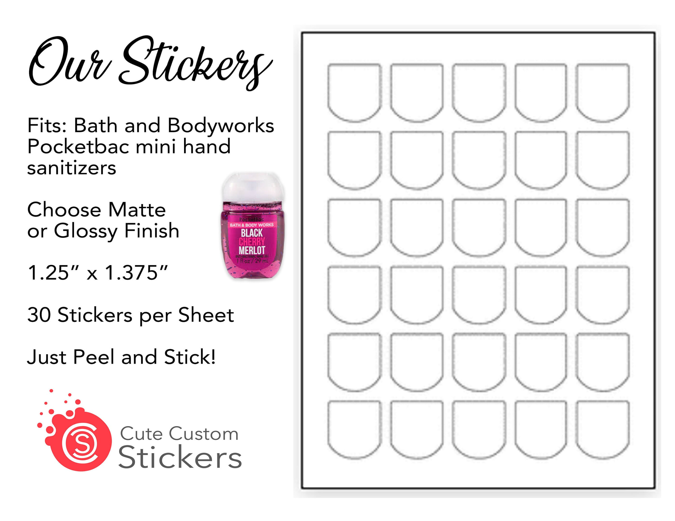 Bogo/ Back To School Hand Sanitizer Labels / Labels Only / 2 Sizes for Printable Bath And Body Works Hand Sanitizer Label Template Free