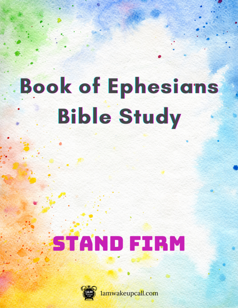 Book Of Ephesians - Free Bible Study Printout ~ Green Eyed Grace in Free Printable Bible Study On Ephesians