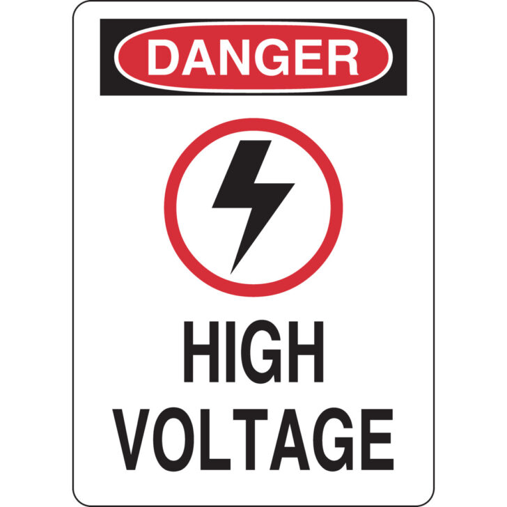 High Voltage Signs Printable