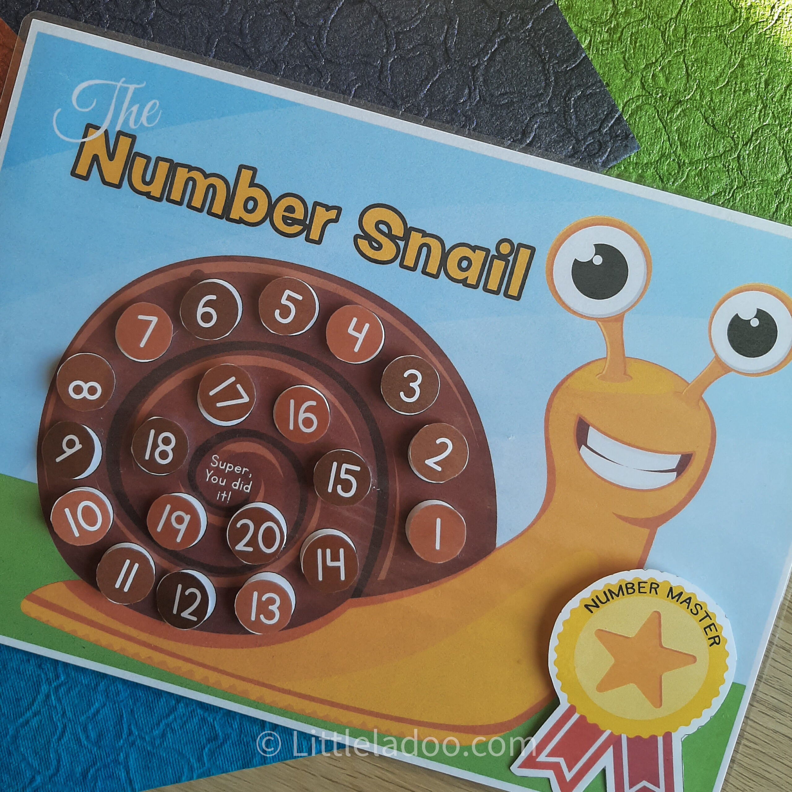 Buy Number Matching Printable Busy Book Page - Fun Snail regarding Snail Number Match Worksheet Printable