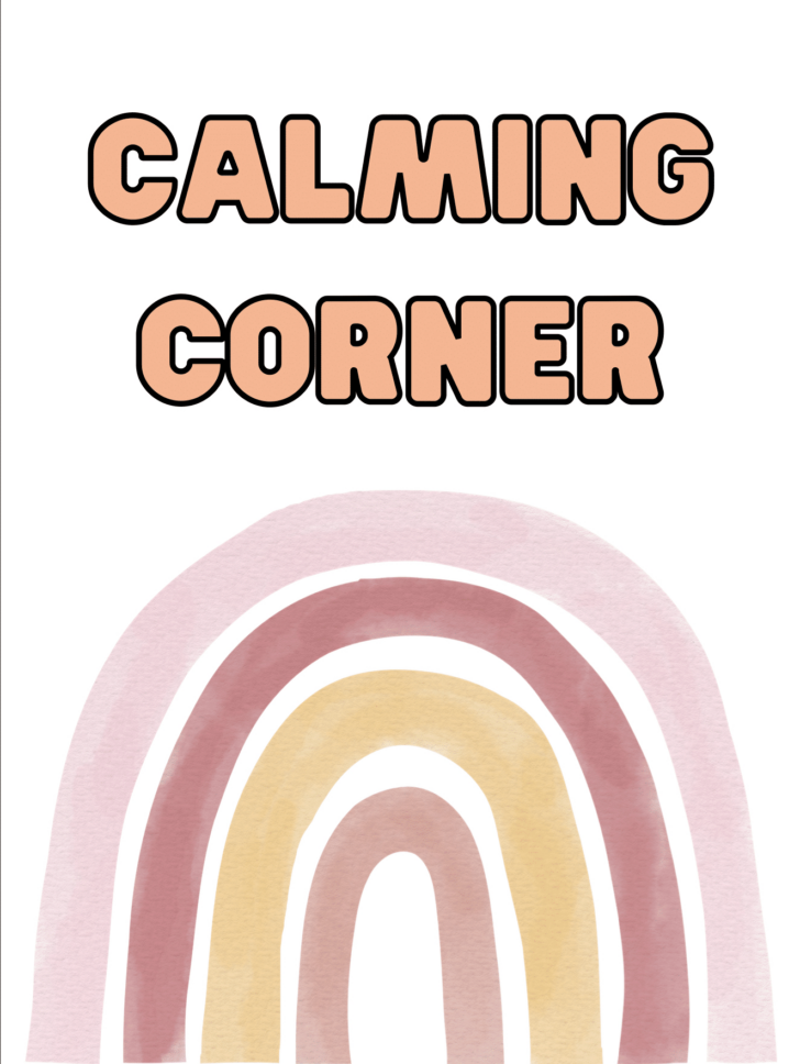 Calm Down Corner Free Printables
