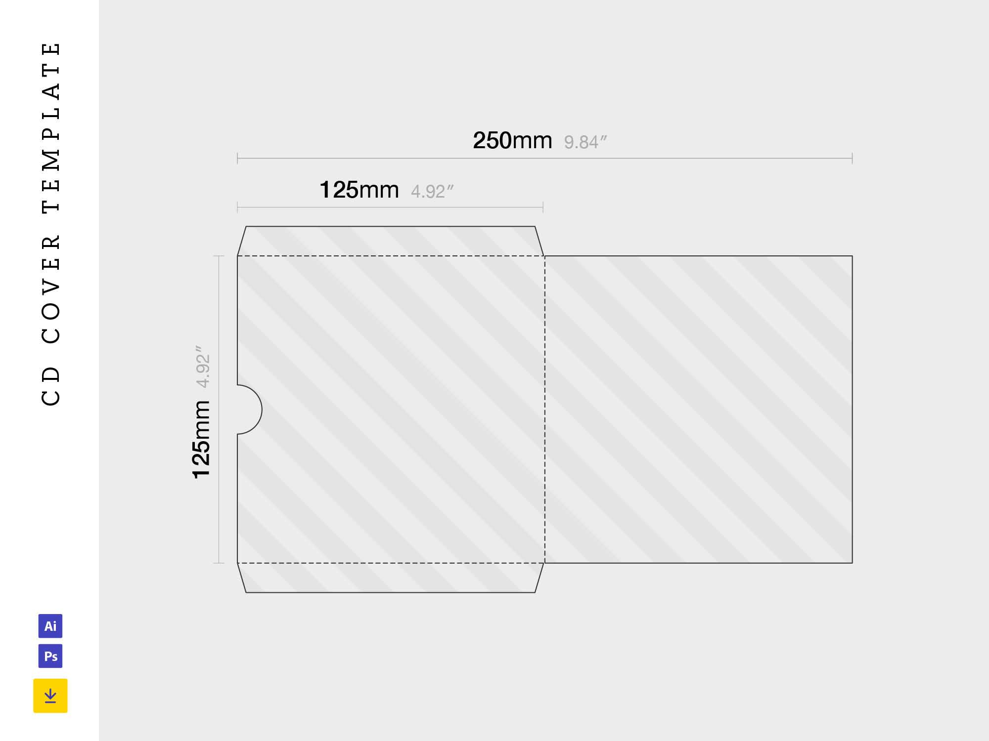 Cd Cover Template | Ai, Svg, Vector | Free Download | Imockups throughout Free Printable Cd Cover Templa