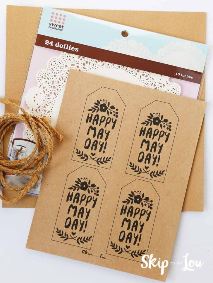 Free Printable May Day Tags