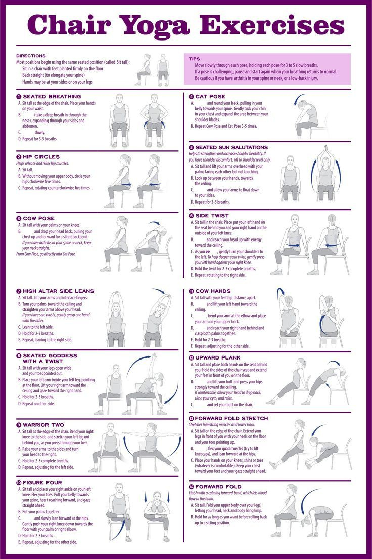 Chair Exercises For Seniors - 20 Free Pdf Printables | Printablee within Free Printable Chair Yoga Exercises Free Download