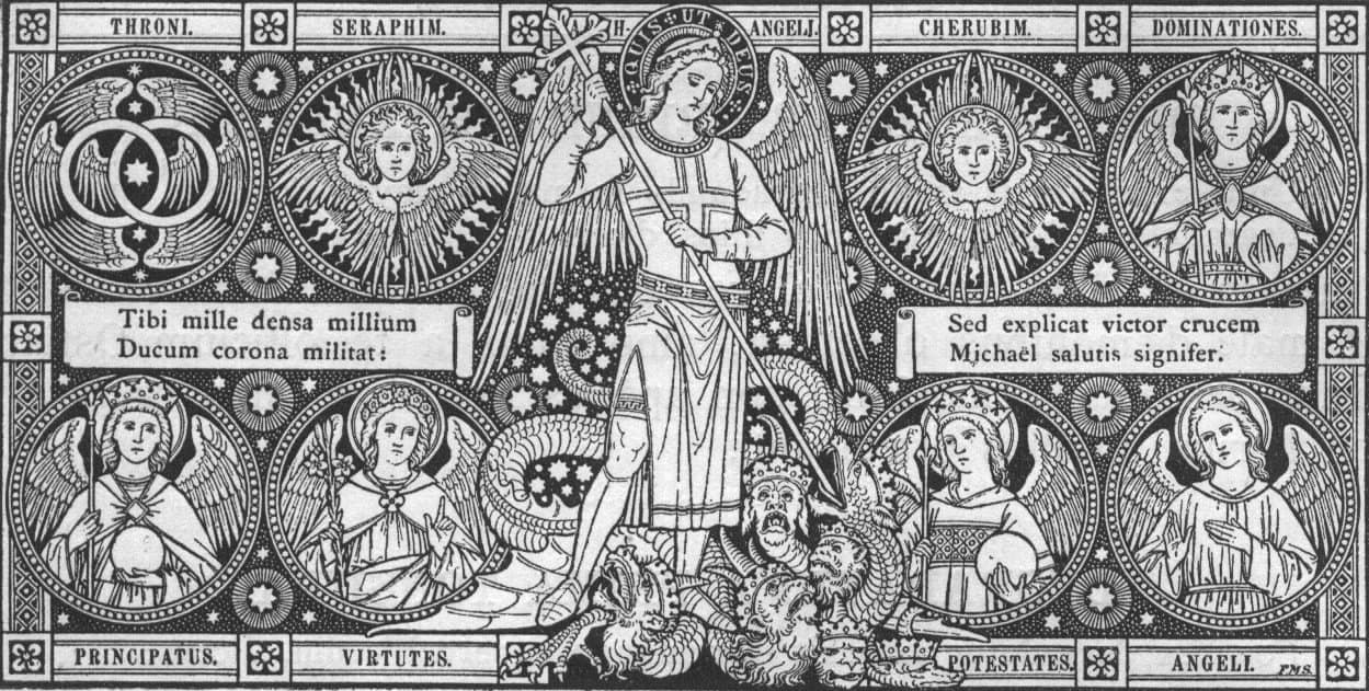 Chaplet Of Saint Michael - Knights Of The Holy Eucharist regarding Printable St Michael Chaplet