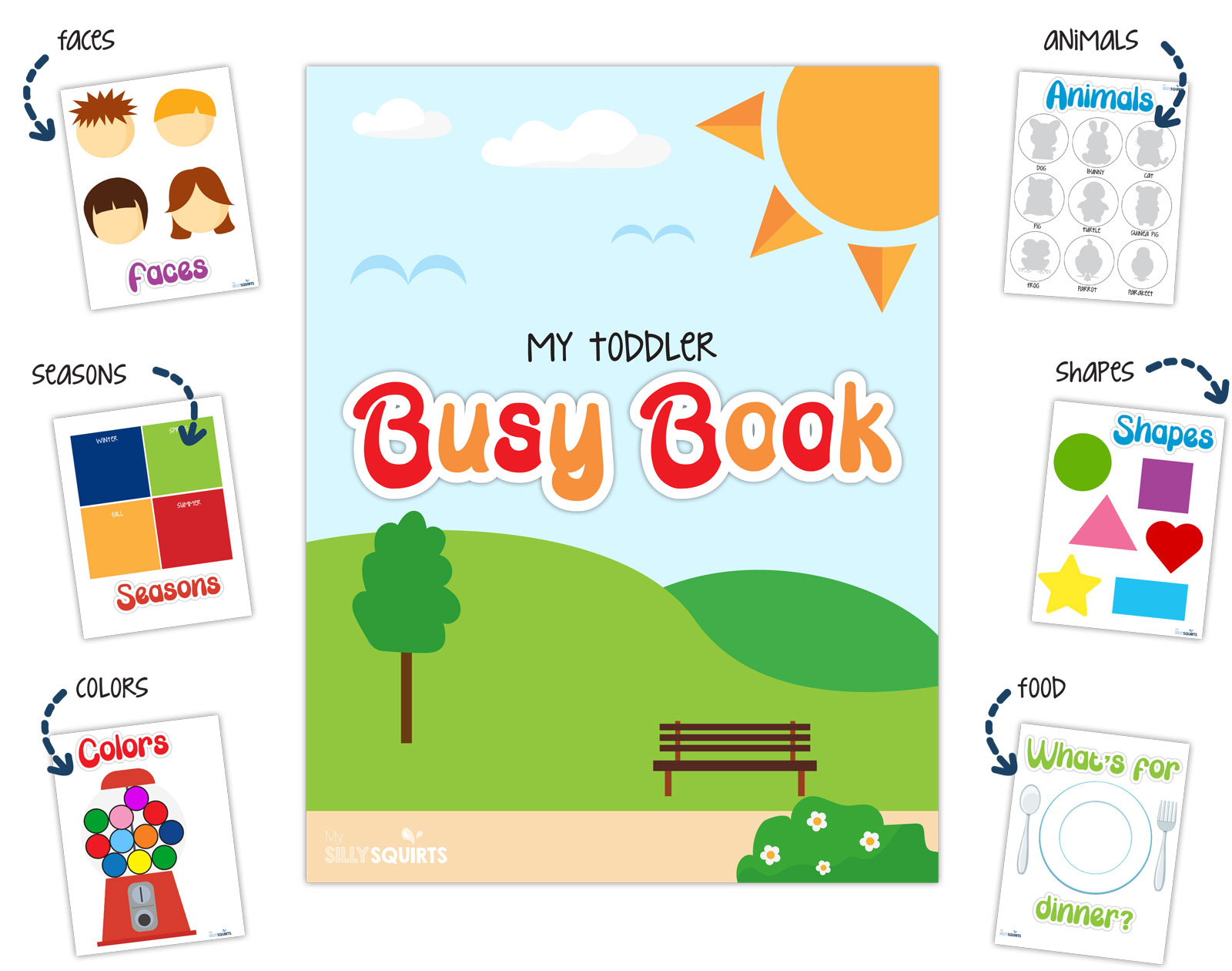 Check Out This Printable Diy Quiet Book For Toddlers - My Silly intended for Free Printable Busy Book