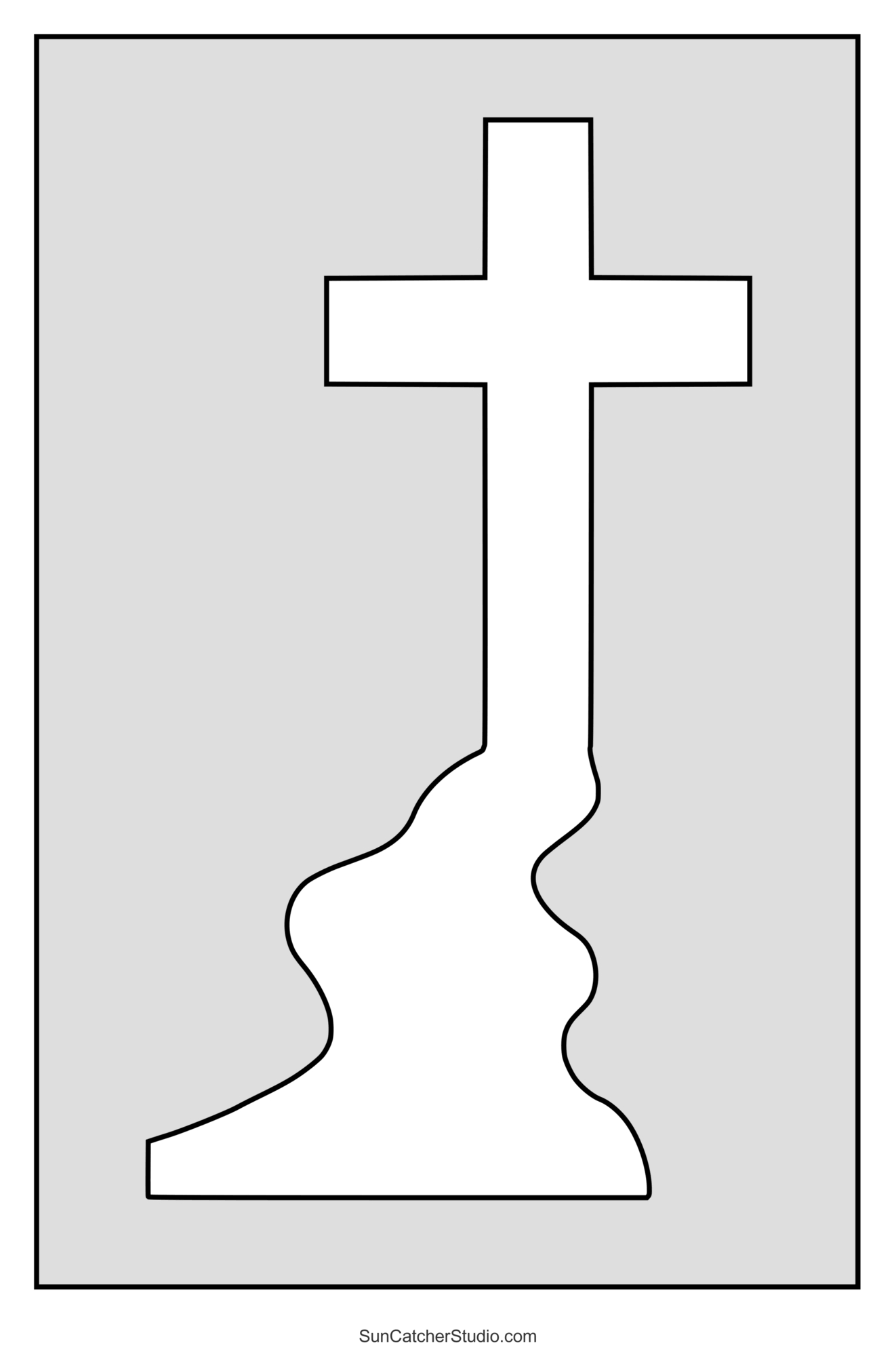 Christian Patterns And Religious Stencils &amp;amp; Templates – Free with Free Printable Scroll Saw Cross Patterns