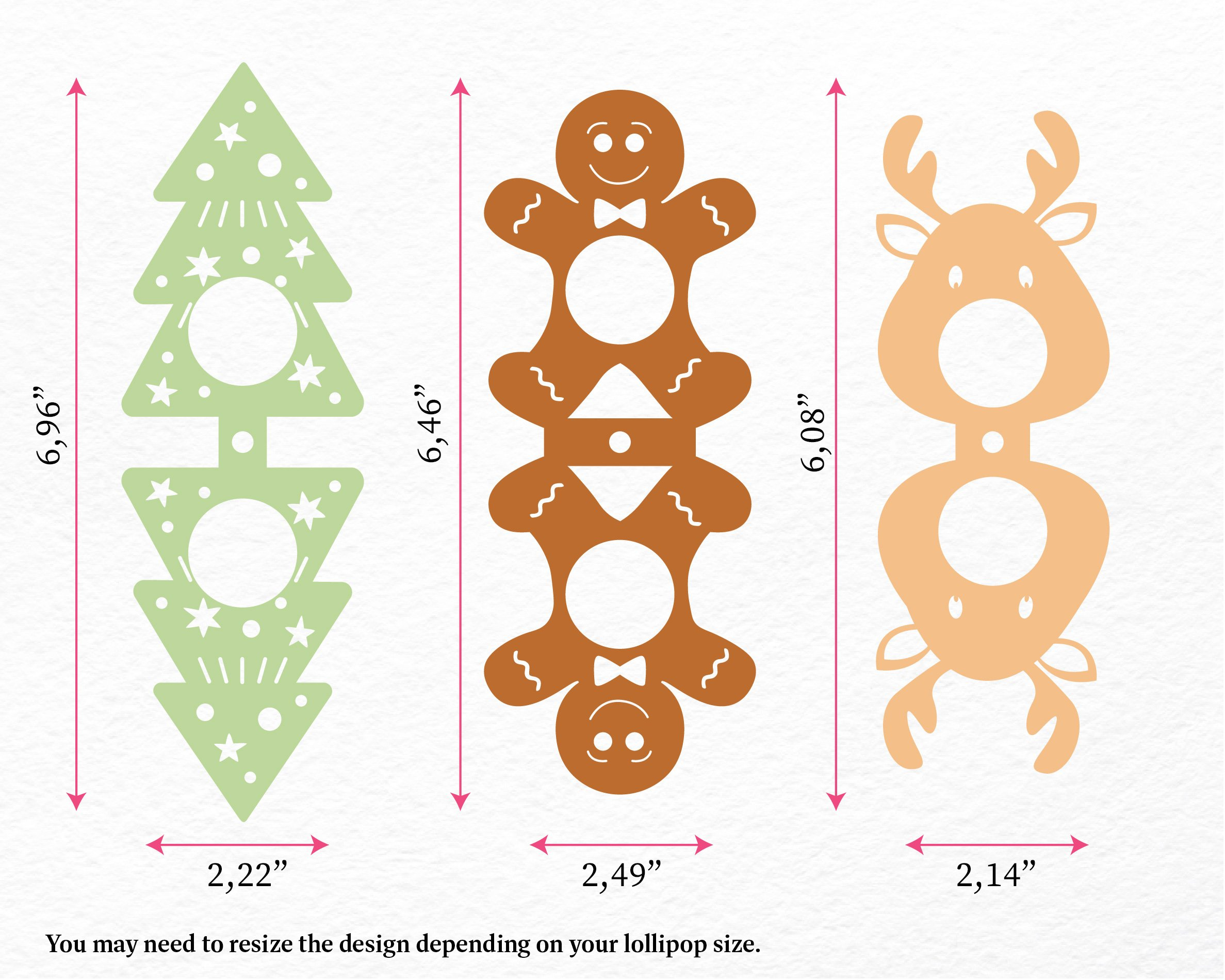 Christmas Lollipop Holders Svg | Christmas Sucker Holder Svg throughout Printable Lollipop Holder Template