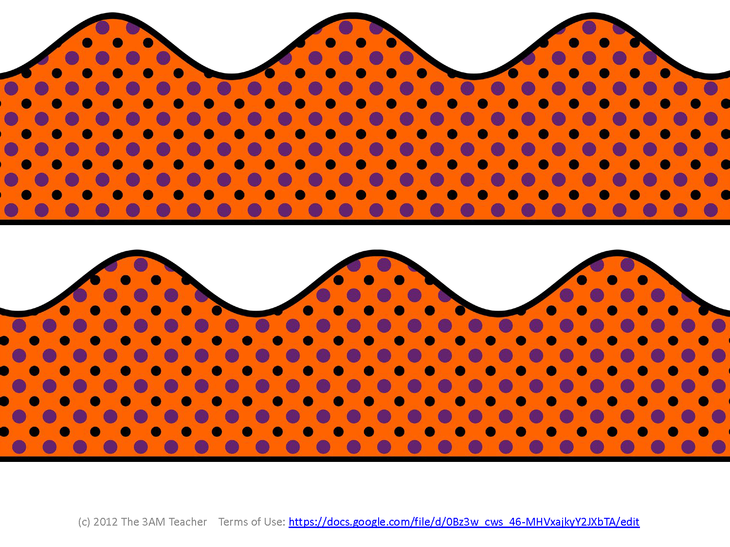 Classroom Freebies Too: Printable Bulletin Board Borders - Fall Themed regarding Free Printable Borders For Bulletin Boards