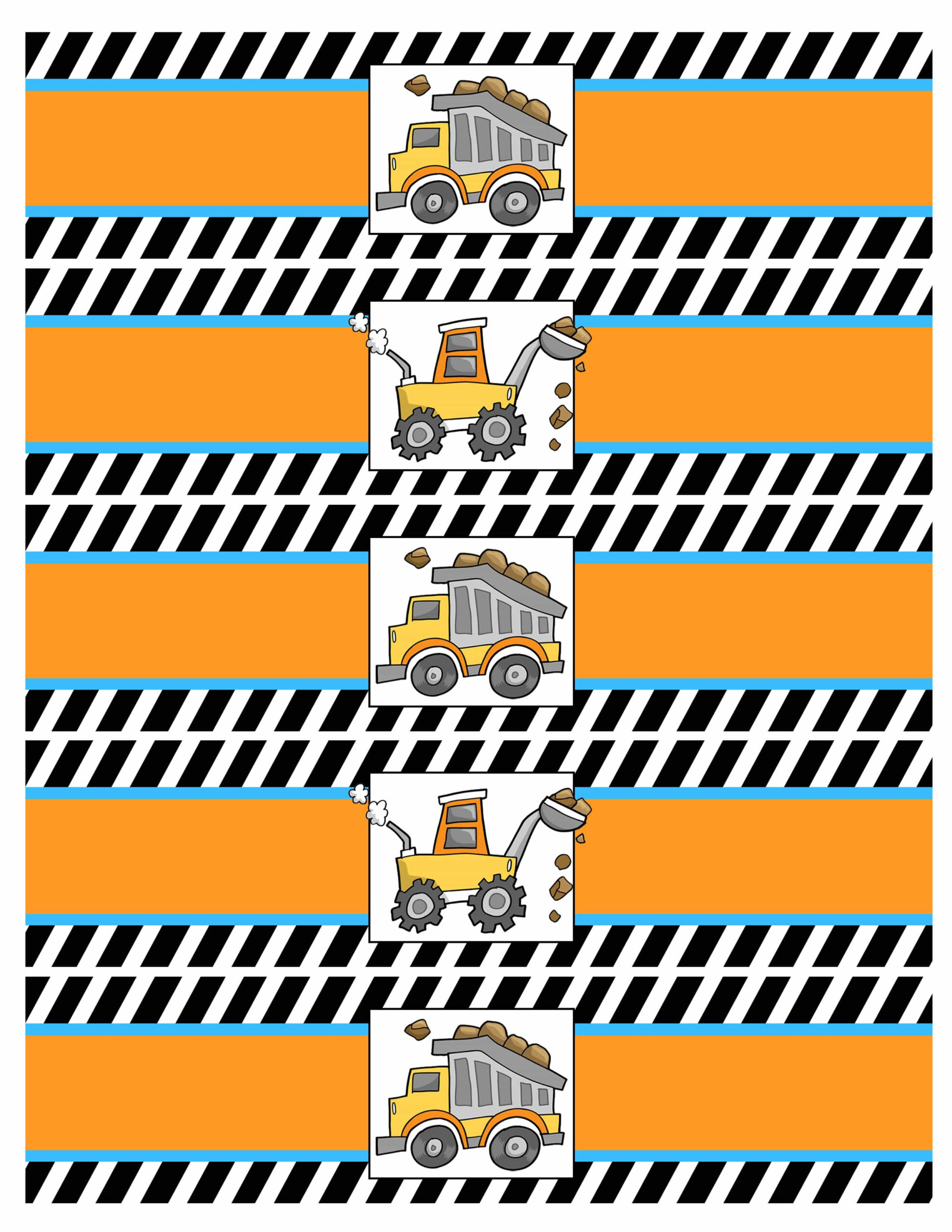 Construction Birthday Party With Free Printables - How To Nest For with Construction Party Printables Free