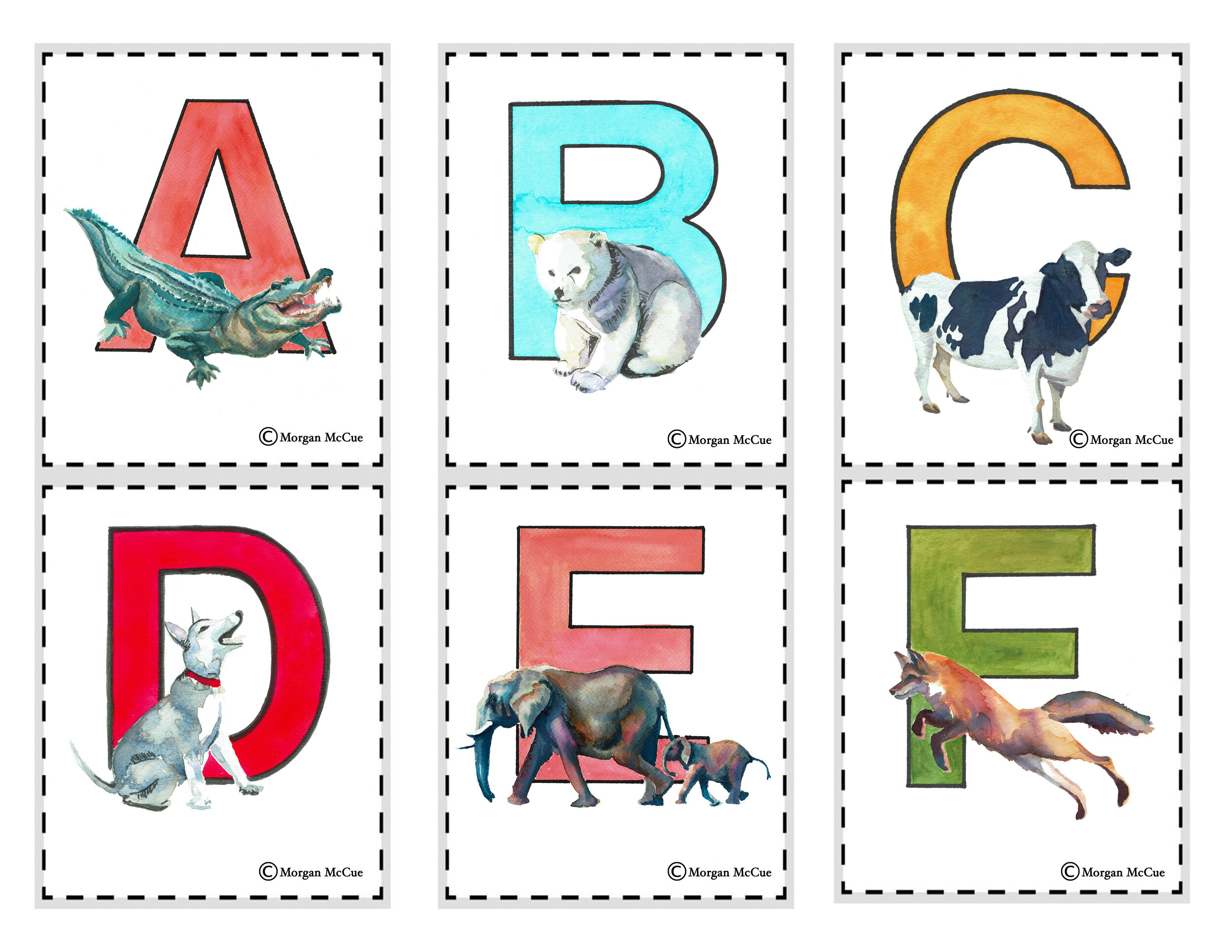 Corona Craft #5 - Alphabet Animal Printable - Morgan Mccue Artist in Animal Alphabet Letters Printable
