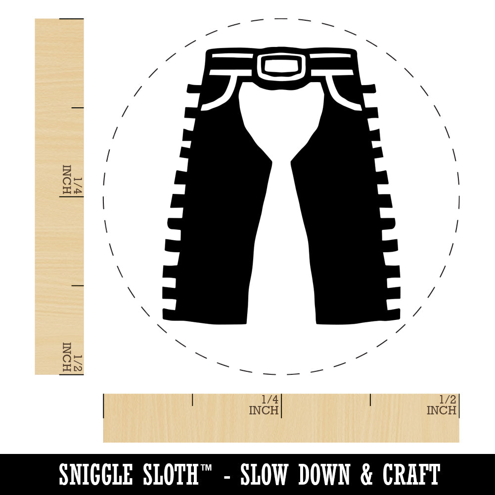 Cowboy Rodeo Pants Chaps Chaparreras Rubber Stamp For Stamping Crafting Planners intended for Printable Chaps Pattern Free